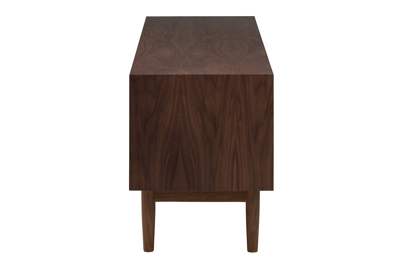 Tall, modern walnut sideboard available to order from Solid Austin ...